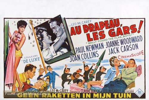 Rally &#039;Round the Flag, Boys! - Belgian Movie Poster