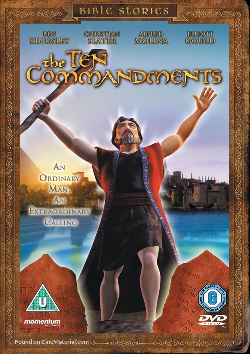 The Ten Commandments - British Movie Cover