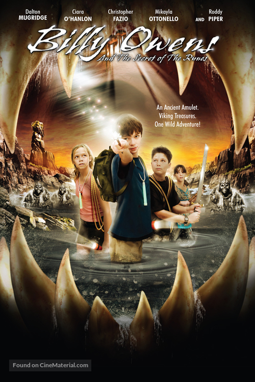 Billy Owens and the Secret of the Runes - DVD movie cover