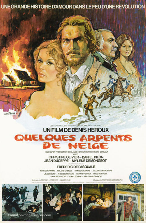 Quelques arpents de neige - Canadian Movie Poster