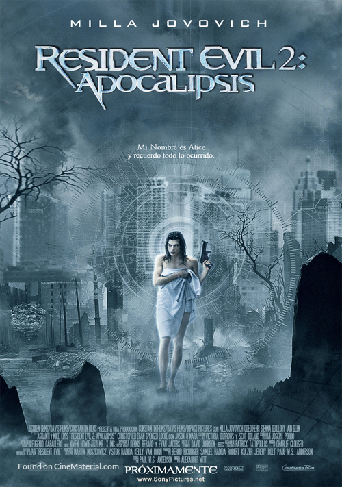 Resident Evil: Apocalypse - Mexican Movie Poster
