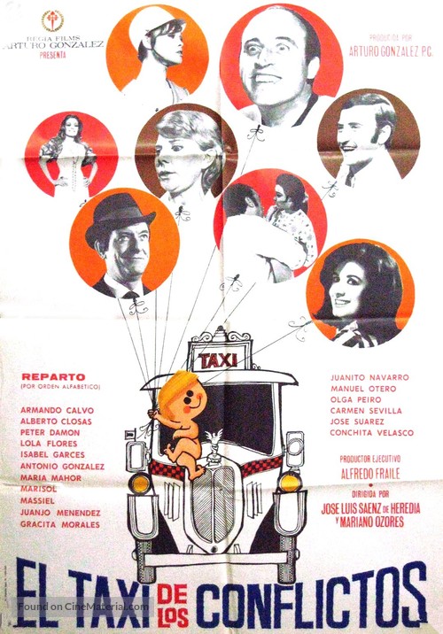 El taxi de los conflictos - Spanish Movie Poster