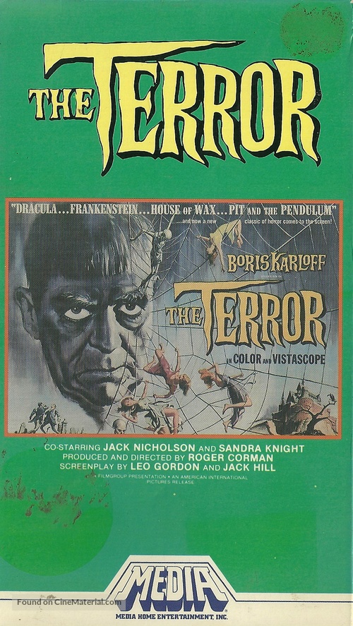 The Terror - VHS movie cover