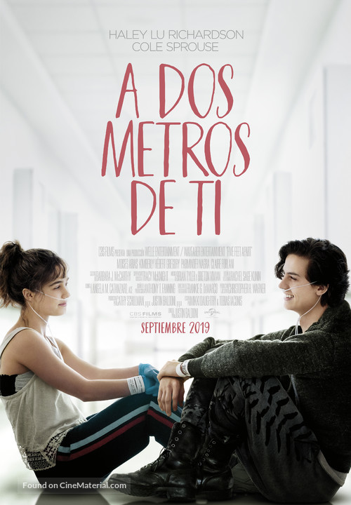 Five Feet Apart - Spanish Movie Poster