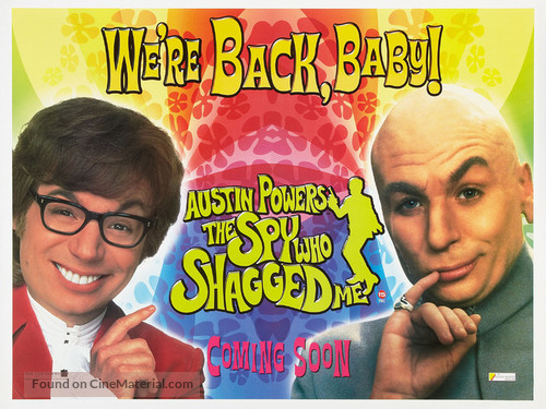 Austin Powers: The Spy Who Shagged Me - British Advance movie poster