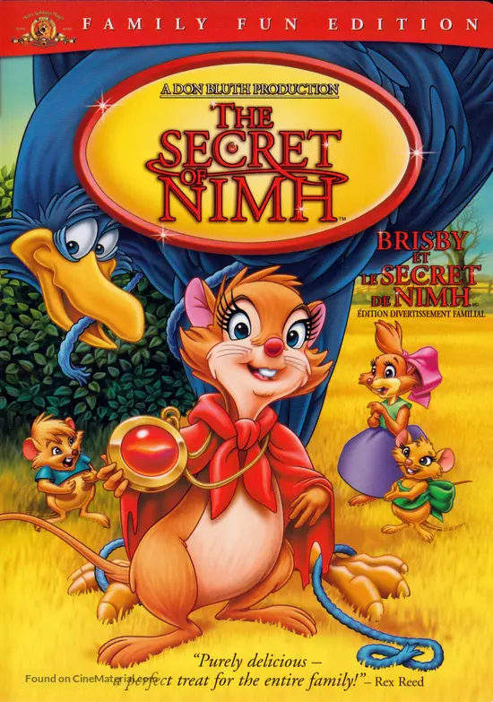 The Secret of NIMH - Canadian Movie Cover