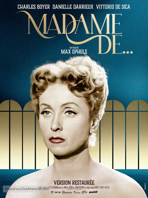 Madame de... - French Movie Poster