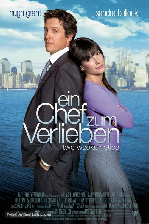 Two Weeks Notice - German Movie Poster