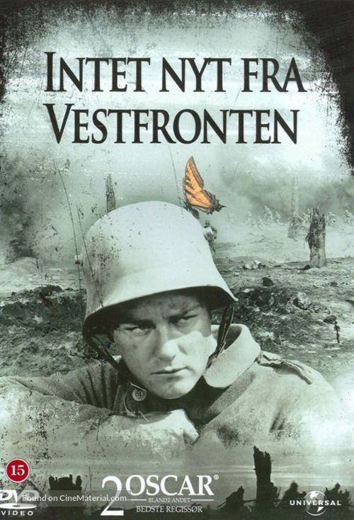 All Quiet on the Western Front - Danish DVD movie cover