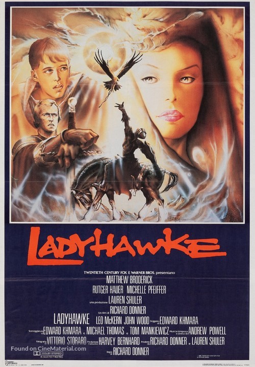 Ladyhawke - Italian Movie Poster