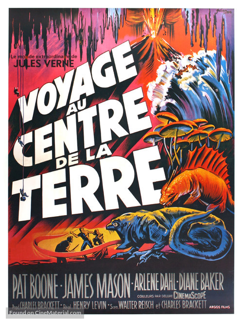 Journey to the Center of the Earth - French Movie Poster