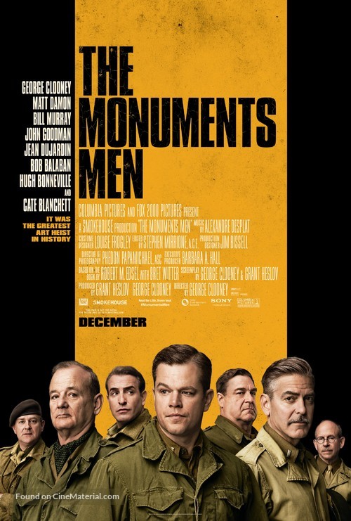 The Monuments Men - Movie Poster