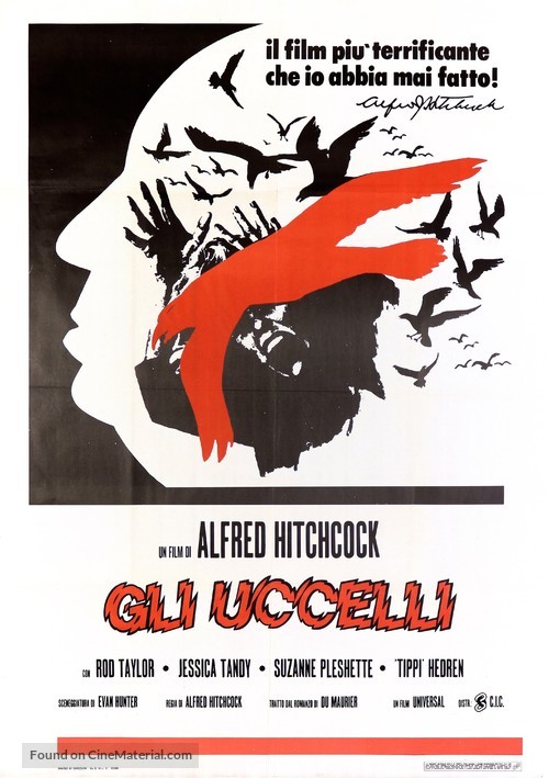 The Birds - Italian Movie Poster