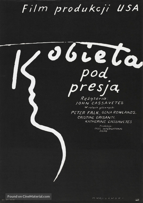 A Woman Under the Influence - Polish Movie Poster