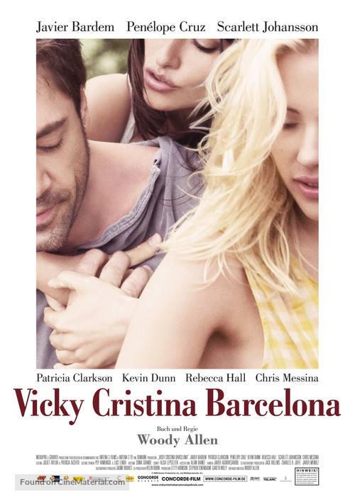 Vicky Cristina Barcelona - German Movie Poster