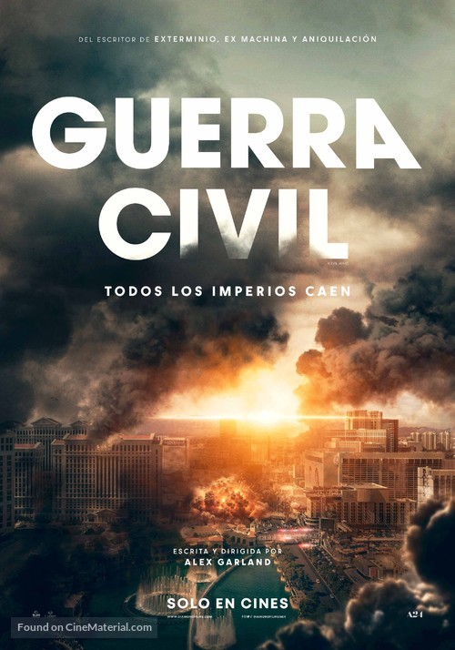 Civil War - Mexican Movie Poster