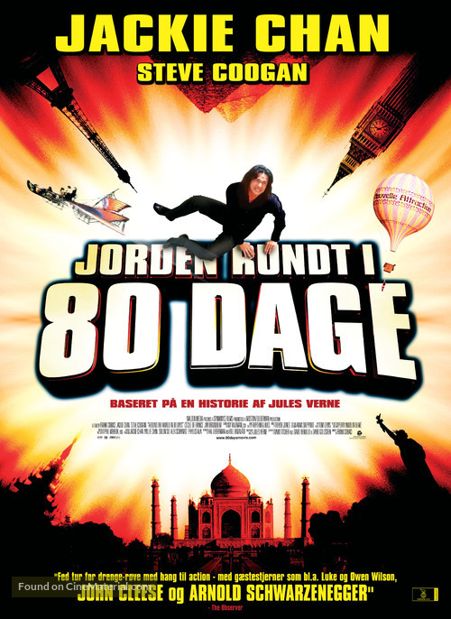 Around The World In 80 Days - Danish Movie Poster