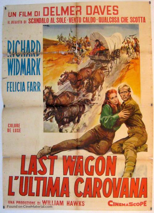 The Last Wagon - Italian Movie Poster