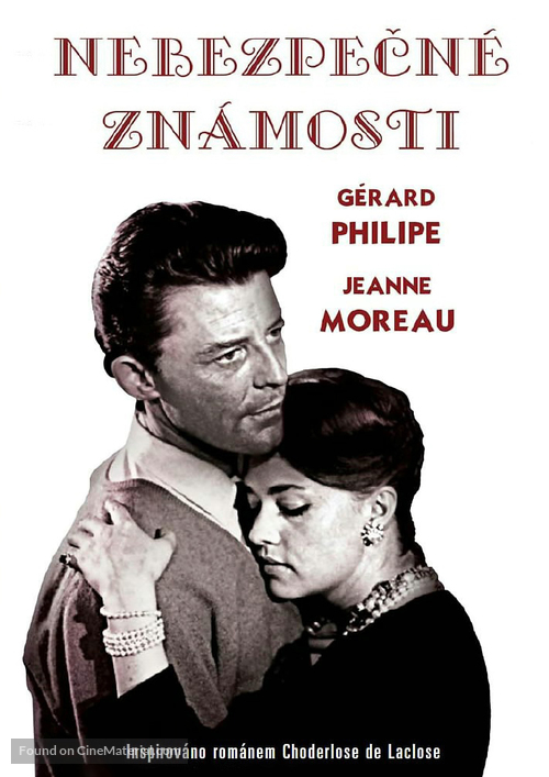 Les liaisons dangereuses - Czech DVD movie cover