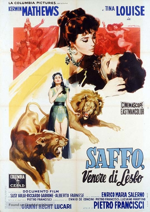 Saffo, venere di Lesbo - Italian Movie Poster