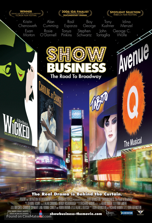 ShowBusiness: The Road to Broadway - Movie Poster