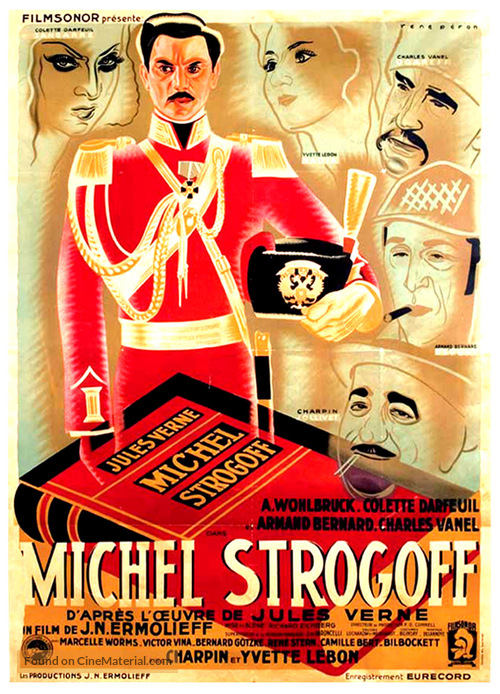 Michel Strogoff - French Movie Poster