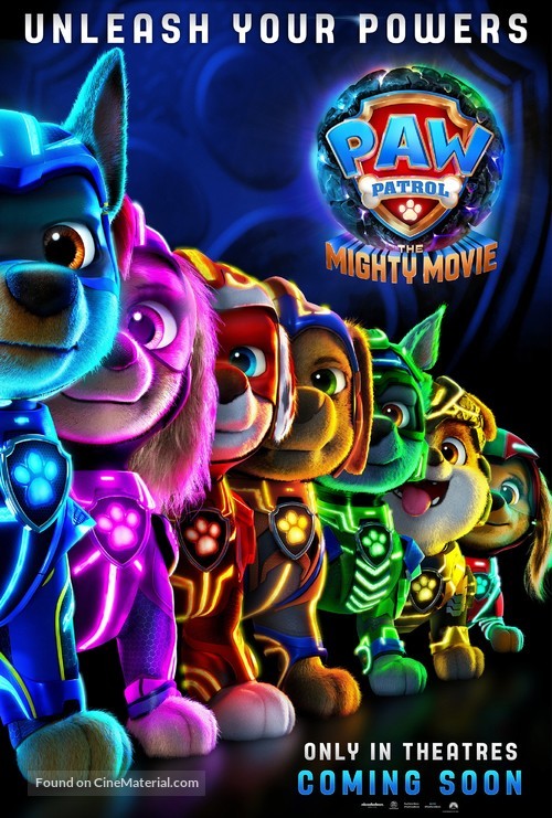 PAW Patrol: The Mighty Movie - British Movie Poster