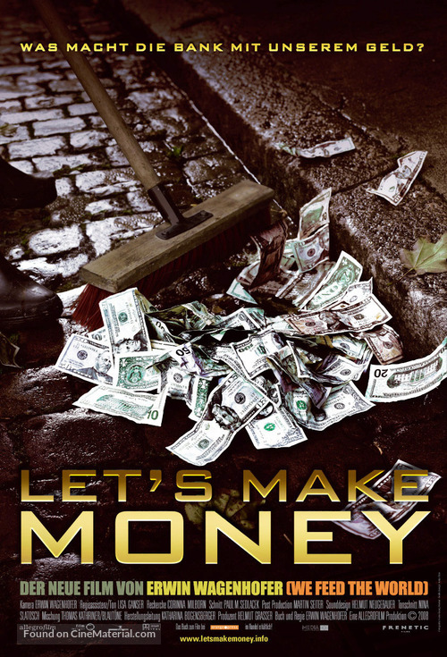 Let&#039;s Make Money - German Movie Poster