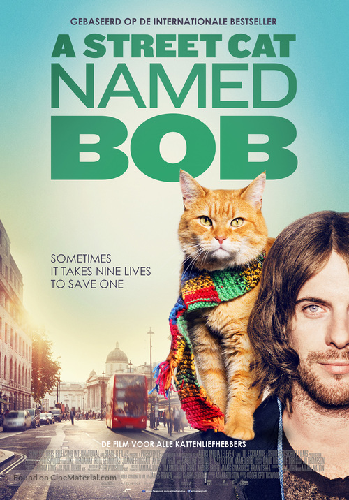 A Street Cat Named Bob - Dutch Movie Poster