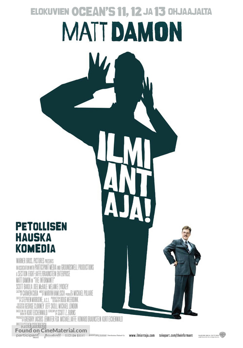 The Informant - Finnish Movie Poster