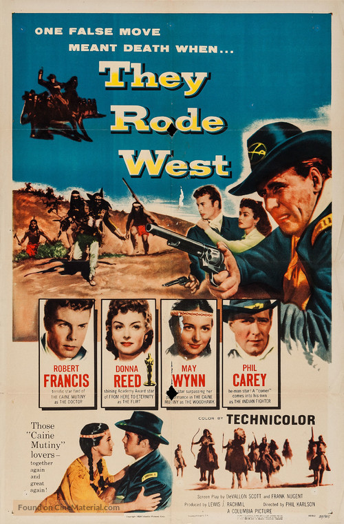 They Rode West - Movie Poster