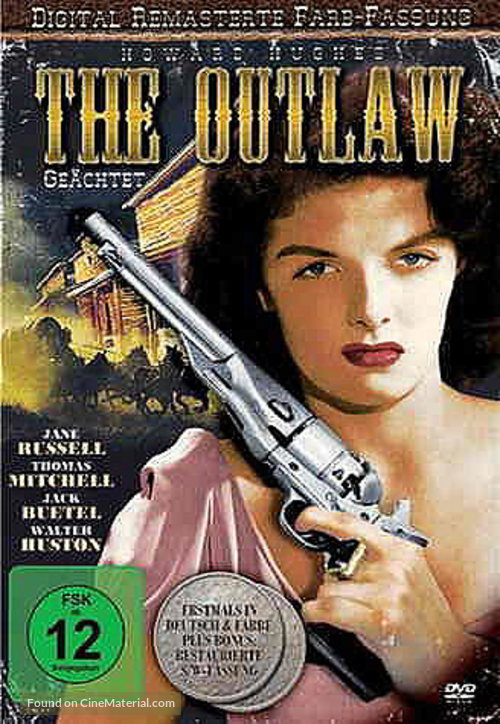 The Outlaw - German DVD movie cover