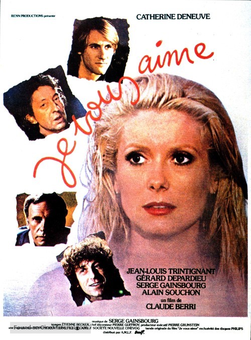 Je vous aime - French Movie Poster