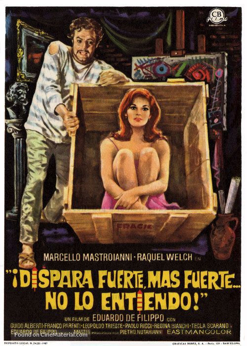 Spara forte, pi&ugrave; forte, non capisco - Spanish Movie Poster