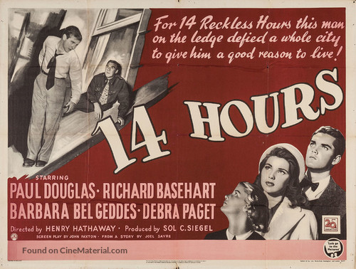 Fourteen Hours - British Movie Poster