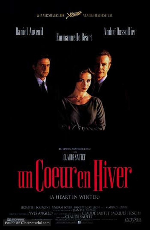 Un coeur en hiver - Movie Poster