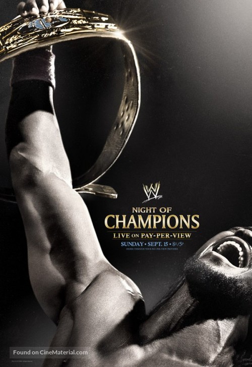 WWE Night of Champions - Movie Poster