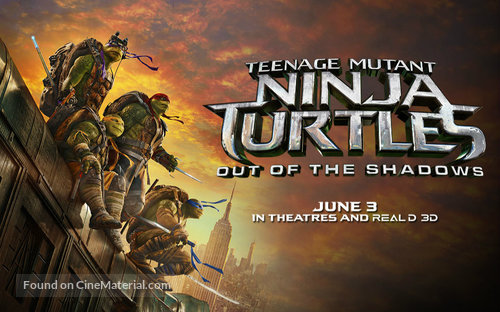 Teenage Mutant Ninja Turtles: Out of the Shadows - Movie Poster