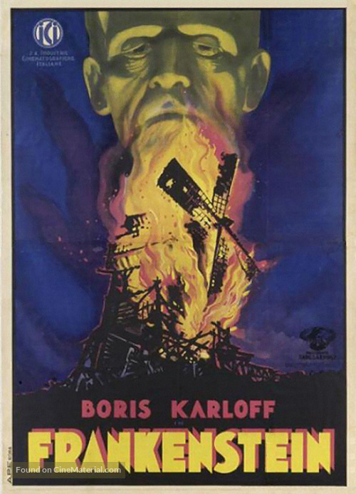 Frankenstein - Italian Theatrical movie poster