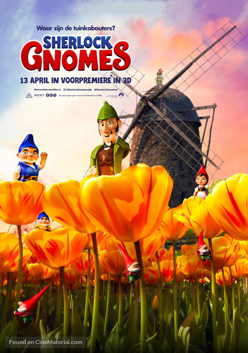 Sherlock Gnomes - Dutch Movie Poster