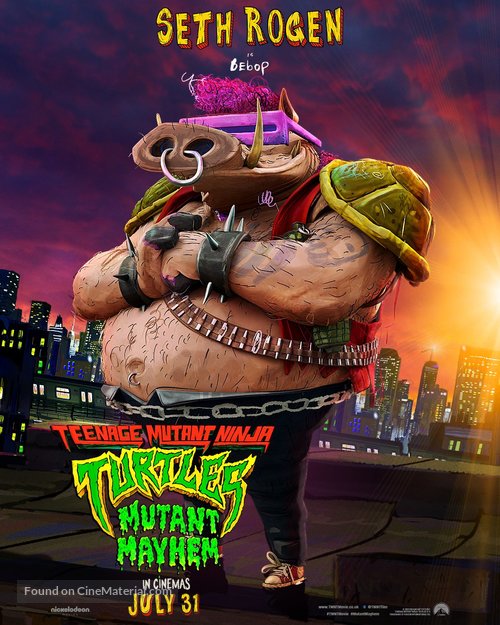 Teenage Mutant Ninja Turtles: Mutant Mayhem - British Movie Poster