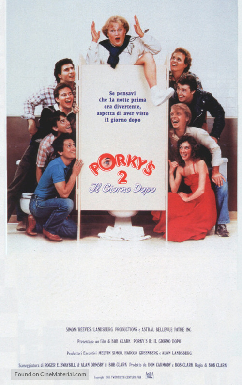 Porky&#039;s II: The Next Day - Italian Movie Poster