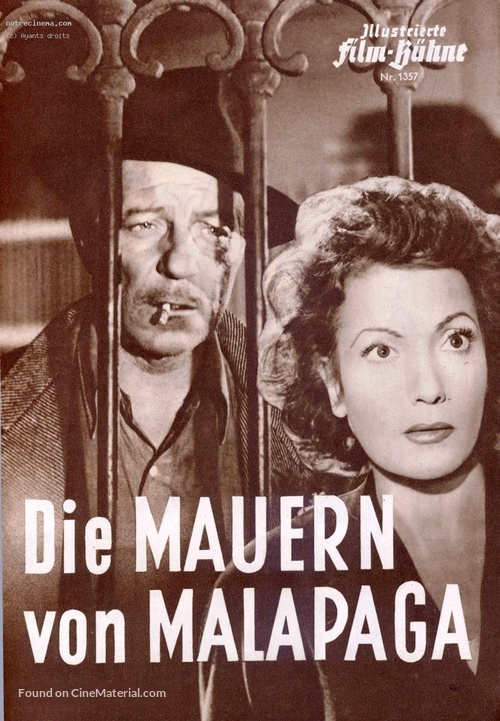 Mura di Malapaga, Le - German Movie Poster