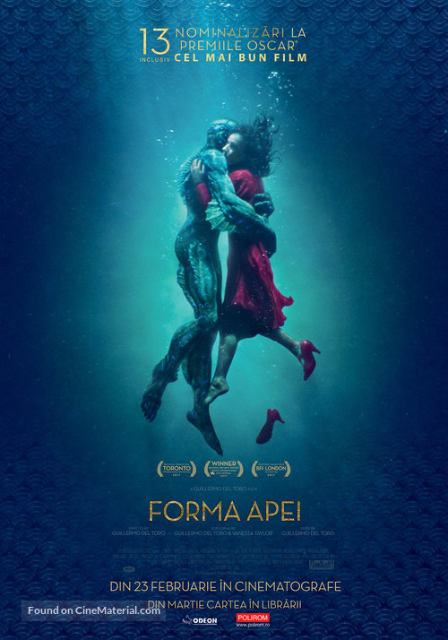 The Shape of Water - Romanian Movie Poster