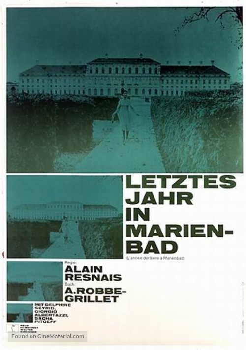 L&#039;ann&eacute;e derni&egrave;re &agrave; Marienbad - German Movie Poster