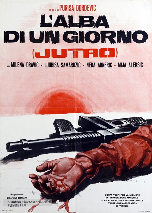 Jutro - Italian Movie Poster