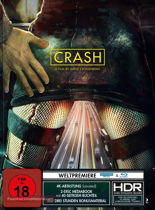 Crash - German Blu-Ray movie cover