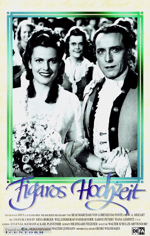 Figaros Hochzeit - German VHS movie cover