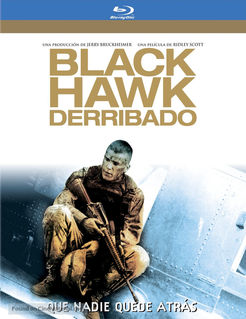 Black Hawk Down - Spanish Blu-Ray movie cover