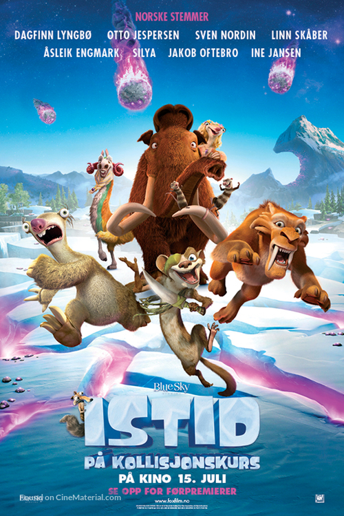 Ice Age: Collision Course - Norwegian Movie Poster